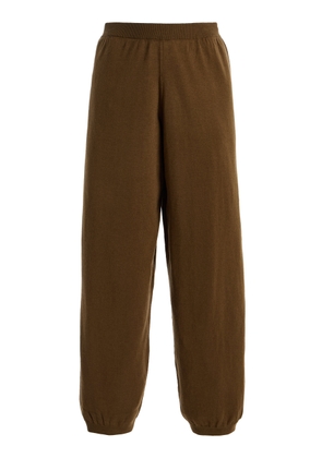 The Frankie Shop Olia Knit Wool-Blend Joggers - Moda Operandi