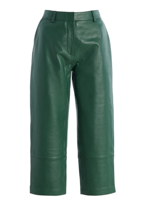 The Frankie Shop Lior Leather Capri Pants - Moda Operandi