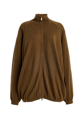 The Frankie Shop Baxe Knit Wool-Blend Track Jacket - Moda Operandi