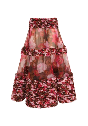 Zimmermann Luna Floral Silk Maxi Skirt - Moda Operandi