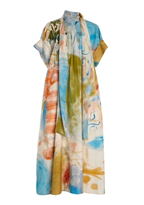Ulla Johnson Studio Printed Cotton-Poplin Midi Dress - Moda Operandi