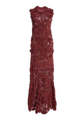 Ulla Johnson Anita Crocheted Cotton Silk Maxi Dress - Moda Operandi