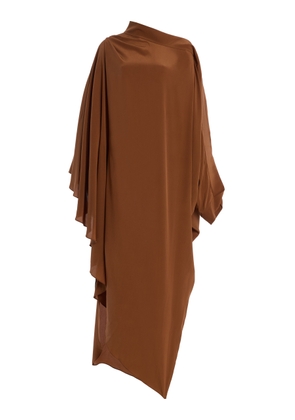 Harithand Gabriella Draped Silk Crepe De Chine Caftan Dress - Moda Operandi