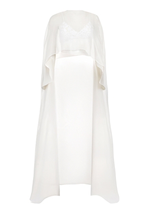 Francesca Miranda Mist Sheer Silk Top With Cloud Bralette - Moda Operandi