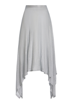 Mel Usine Leonore Asymmetric Chainmail Knit Skirt - Moda Operandi