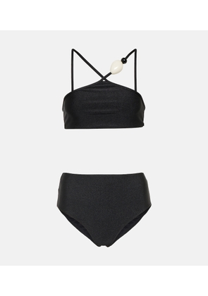 Adriana Degreas Embellished mid-rise bikini
