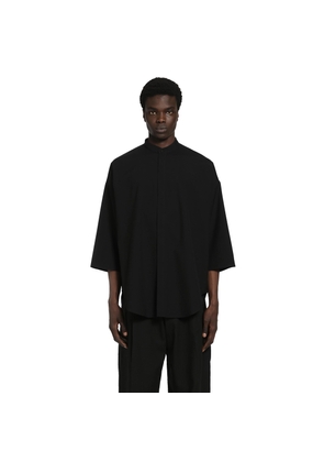 Mandarin Relaxed Short Sleeve Shirt