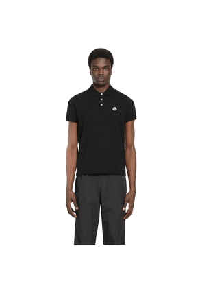 Logo Patch Cotton Polo Shirt