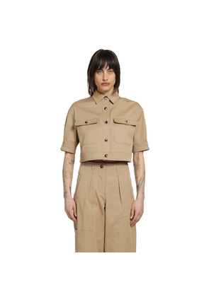 Stretch Cotton Cropped Jacket