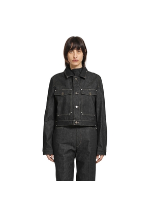 Denim Studded Jacket