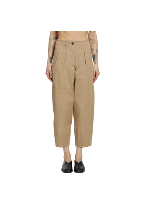 Cotton Bull Denim Cargo Trousers