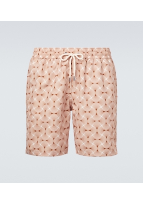 Frescobol Carioca Santos printed swim trunks