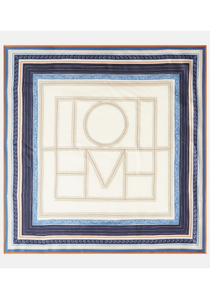Toteme Printed silk twill scarf