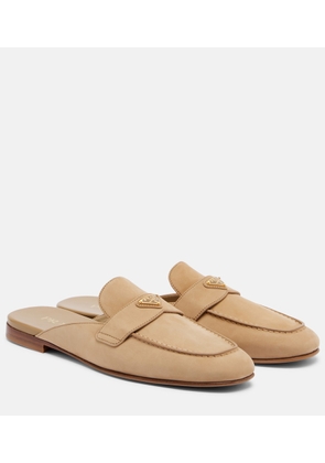 Prada Suede mules
