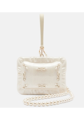 Simone Rocha Pillowcase faux pearl clutch