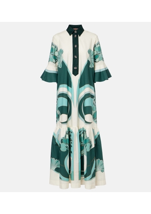 La DoubleJ Artemis printed cotton poplin shirt dress