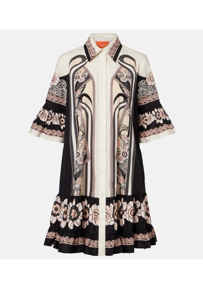 La DoubleJ Choux printed cotton poplin shirt dress
