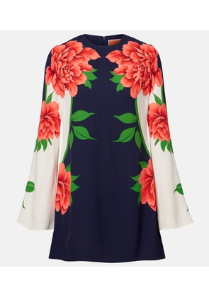 La DoubleJ Supremes printed satin minidress