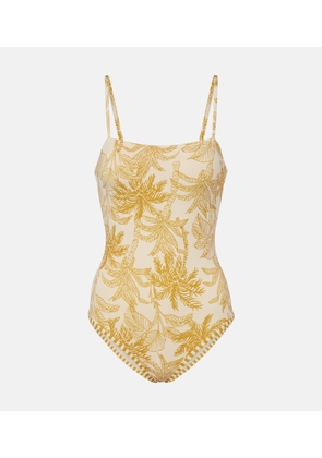 Eres Tropical printed swimsuit