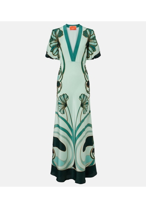 La DoubleJ Marlene silk crepe de chine maxi dress