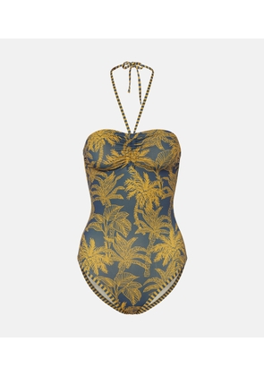Eres Ailleurs printed halterneck swimsuit