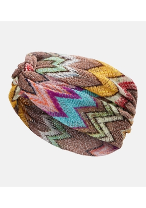 Missoni Zigzag lame headband