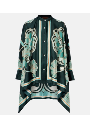 La DoubleJ Foulard printed silk twill shirt