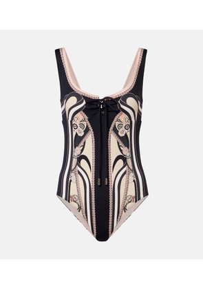 La DoubleJ Sunset printed swimsuit