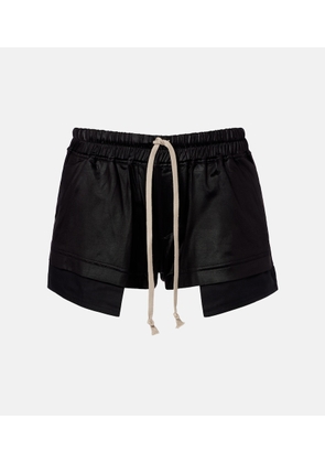 Rick Owens DRKSHDW Fog satin shorts