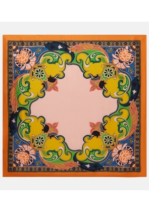 Etro Norma printed silk twill scarf