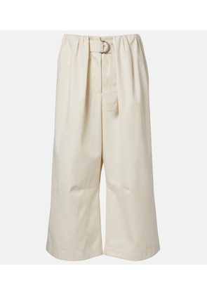 Loewe Cotton and silk gabardine culottes