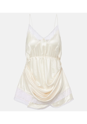 Magda Butrym Lace-trimmed minidress