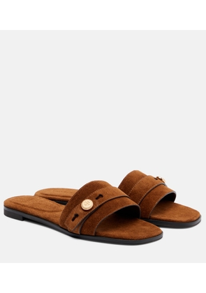 Tory Burch Romy suede slides