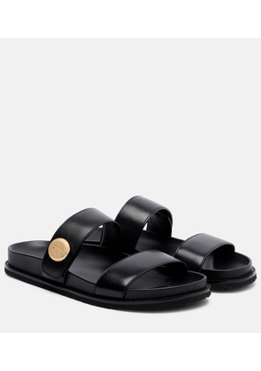 Tory Burch Romy Sport leather slides