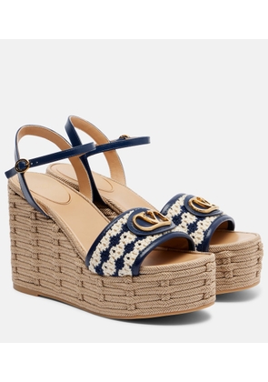 Valentino Garavani VLogo leather espadrilles