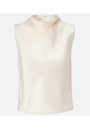 Vince Cropped satin top