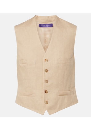Ralph Lauren Collection Jaiden linen vest