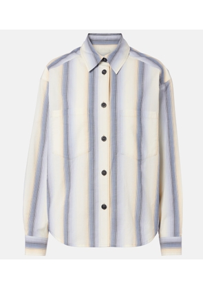 Isabel Marant Mahvane striped cotton shirt