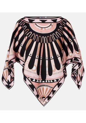 Pucci Soleil silk twill blouse