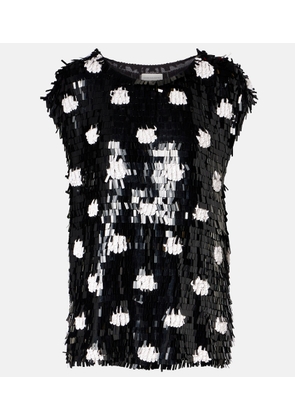 Dries Van Noten Cuzco sequined silk top