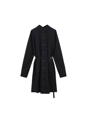 Silk and cotton shirt dress