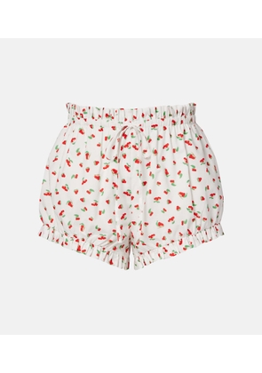 Posse Delia printed cotton shorts