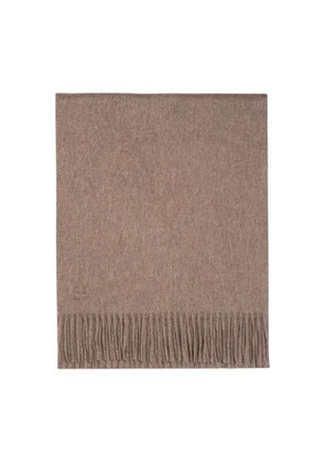 Cashmere classic fringed scarf