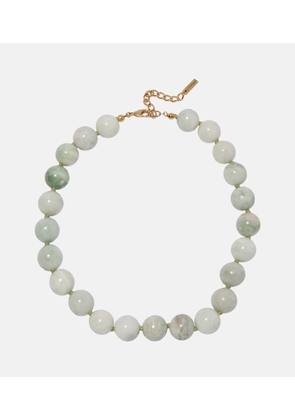 Jennifer Behr Louisa 18kt gold-plated embellished necklace