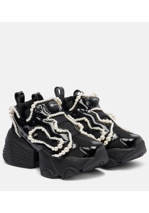 Noir Kei Ninomiya x Reebok embellished platform sneakers