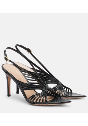Gianvito Rossi Leather slingback sandals