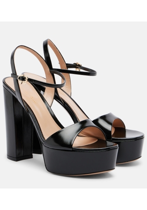 Gianvito Rossi Marlena leather platform sandals