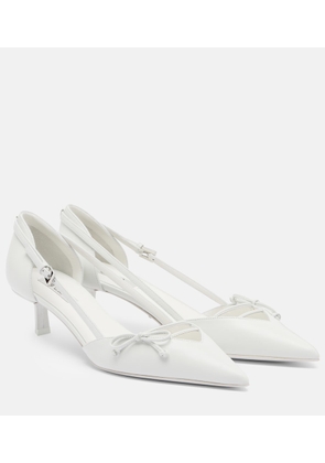 Prada Bow-detail leather pumps
