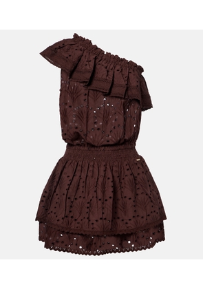 Melissa Odabash Bree broderie anglaise cotton minidress