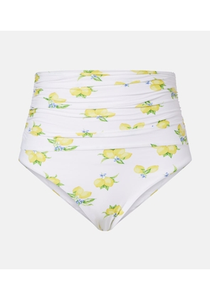Melissa Odabash Tobago printed ruched bikini bottoms